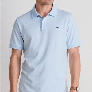 VINEYARD VINES Light Blue Polo Shirt
